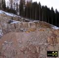 Granit-Steinbruch Blauenthal bei Eibenstock im Erzgebirge, Sachsen - 8. Februar 2023 (7) Eibenstocker-Granit.JPG